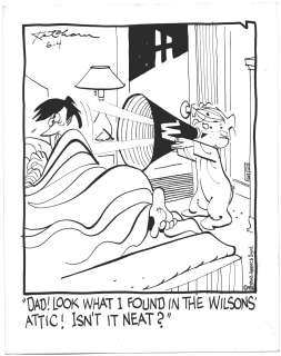 Henry "Hank" King Ketcham | Ketcham - DENNIS THE MENACE Daily (6/4/1986) NO RESERVE! | Russ Cochran