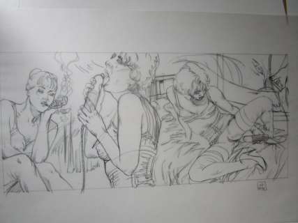 Xavier Duvet | Féminisation - Planche originale préparatoire - Format: 42 x 30 cm. - (2014) | Catawiki