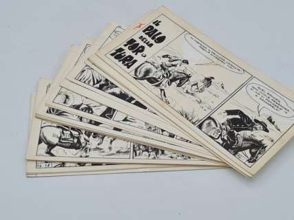 Bertrand Charlasse | Capitan Miki - 32x tavole originali, storia completa ’’Il palo della tortura’’ - Page volante - Exemplaire unique | Catawiki