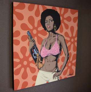 Jim Blanchard - PAM GRIER PAINTING