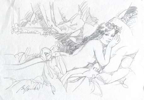 Alessandro Biffignandi | Alessandro Biffignandi - Studio originale - Page volante - Exemplaire unique | Catawiki