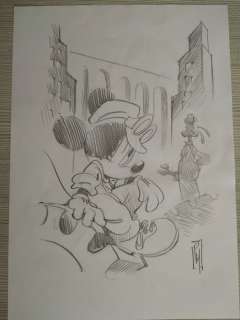 Paolo Mottura | Topolino - Paolo Mottura - Illustrazione originale - Page volante - Exemplaire unique - (2018/2021) | Catawiki