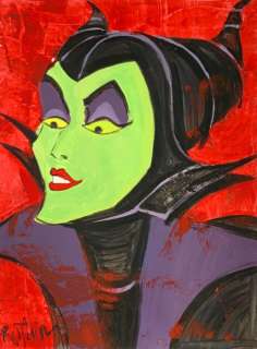 Ruttum | Maleficent - Original Painting - RUTTUM - 65 x 50 cm | Catawiki