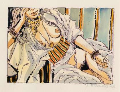 Jacques Ferrandez - Illustration originale : Mu