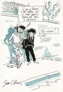 Jean-Claude Denis - Lot 196 - Baston tome 5 en édition originale, agrémenté d’une dédicace. Proche de l’état neuf.