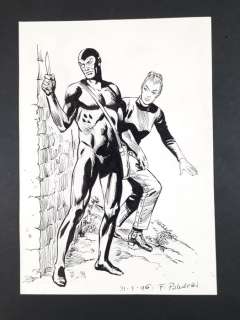 Franco Paludetti | Diabolik - Diabolik&Eva - Page volante - EO - (1996) | Catawiki