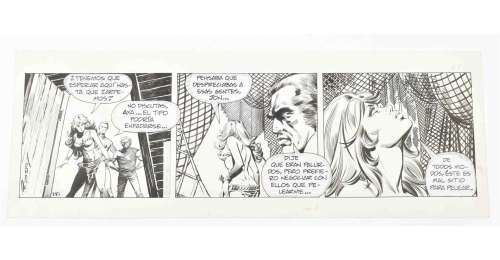 [ORIGINAL BOOK & COMIC ARTWORK] ROMERO, E.B. (B. 1930). AXA | Zwiggelaar Auctions