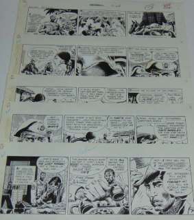 Joe Kubert. The Green Beret. Daily Strips. | Weiss Auctions