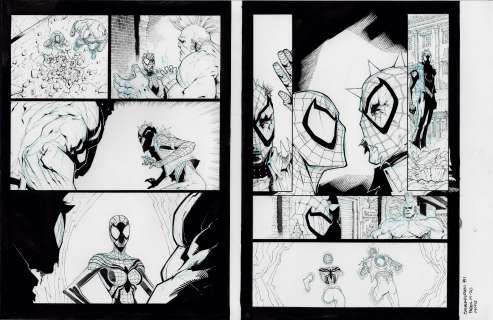 Gerardo Sandoval - Edge of Spider-Geddon #1 Page 19-20