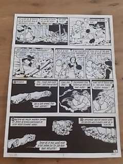 Willy Vandersteen | Vandersteen, Willy - Originele pagina (p.24) - Suske en Wiske - De dulle griet - (1966) | Catawiki