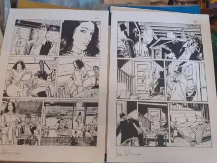 Luca Raimondo | Dylan Dog - Luca Raimondo - nn.2 tavole originali inedite firmate - Page volante - (2020) | Catawiki