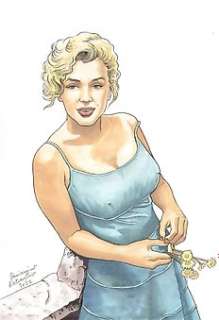 Beniamino Delvecchio | sexy - Marilyn - Page volante - Exemplaire unique | Catawiki
