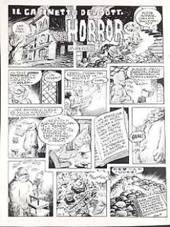 Carlo Peroni-Alfredo Castelli | Il Gabinetto del Dott. Horror: - Il Golem - Page volante - EO - (1970) | Catawiki