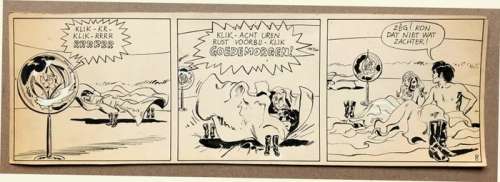 Thé Tjong-Khing | Thé Tjong-Khing - Arman en Ilva 1 - Originele strook 8 - Regina (eerste, niet gebruikte versie) - (1969) | Catawiki