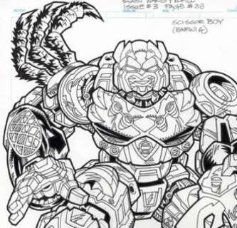 Transformers Beast Wars Sourcebook Scissor Boy | Unreal Books