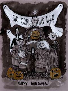 Kelly Williams - Addamstober Illustrations issue #Addams Family (Day 31)
