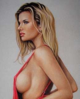 Sly | Sly - Original drawing in colour - Nude woman - Size: 31 x 42 cm. - (2021) | Catawiki