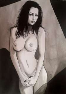 Giuseppe Candita | G. Candita - G. Candita - illustrazione originale " Are you sure? " cm 42x29 - Page volante - Exemplaire unique (2021) | Catawiki