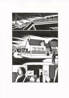 Lucas Harari | Le cas David Zimmerman – planche originale publiée en page 252 | Galerie Barbier