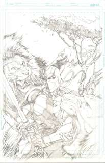 Shane Davis | Deathstroke (Rebirth) Cover Issue 06 Page Cover | Splash Page