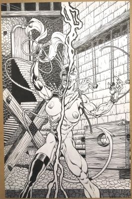 Tim Vigil | Demonica Vs. Akuma-She – Cover | Thornbush Art