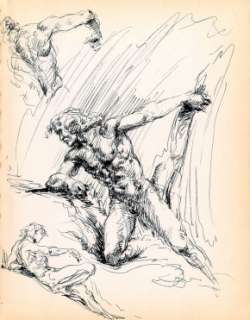 Roy Krenkel Original Art - Male Studies | Reed Comics