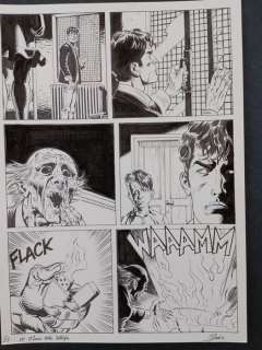 Gigi Simeoni | Dylan Dog - Il Fumo della Battaglia - Page volante - Exemplaire unique - (2015) | Catawiki