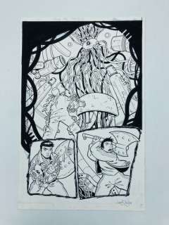 Martin Montiel and James Taylor - Decoy: Menagerie - Original page by Montiel Martin and James Taylor - Size: 27,5 x 42 cm.