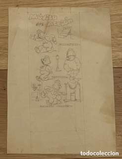 MANUEL URDA - MÚSICA EN ACCIÓN - DIBUJO SOBRE PAPEL | todocoleccion (Buy It Now)