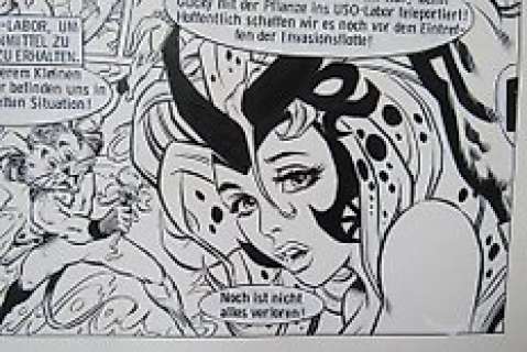 Belardinelli, Massimo - Belardinelli, Massimo , Perry Rhodan n. 57 - original page - Page volante - (1971)