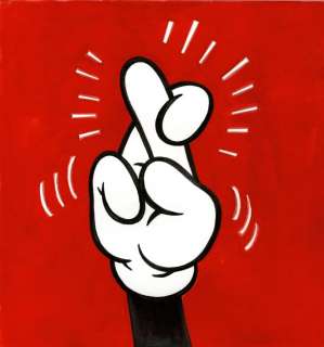 Tony Fernandez, Disney Artist | Mickey Mouse - Good, Good, Good Luck!! - Original Painting - Tony Fernandez Signed - Acrylic Art | Catawiki