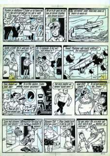 Encre de Chine et crayon bleu avec couleurs au dos pour la planche 22 | Millon