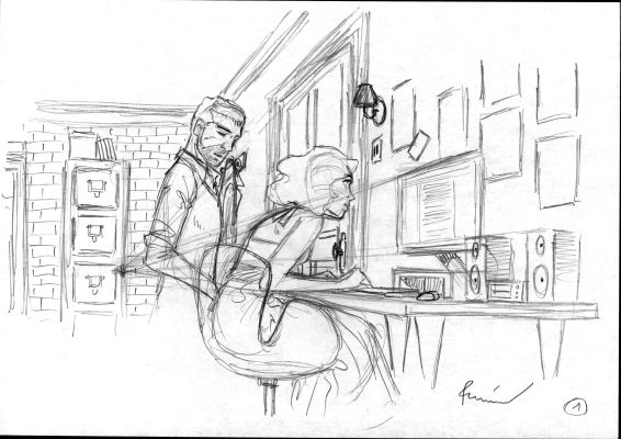 DESSIN ORIGINAL POUR STELLA PAR CYRIL BONIN - ILLUSTRATION N°11 | Pulp’s