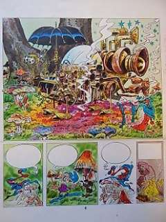 Brugman, Gideon (Milton Davis) - Brugman, Gideon (Milton Davis) - Originele pagina in kleur - Zonk en Stronk - De Lotgevallen van Stroemf - (1968)