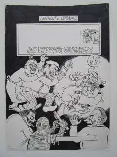Linthout, Willy - | Linthout, Willy - Originele cover - Urbanus 45 - De vettige vampiers - (1994) | Catawiki