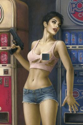 Celina - Pop Kill # 3 - original by Celina - Big Dex Comics - MegaCon 2026 Exclusive Cover