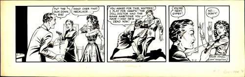 Thornton - FLAMINGO, Original Daily Strip Art (c. mid 1950s) | Russ Cochran