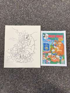 Ray Nicholson | Mickey Magazine - Original Disney Donald duck ink drawing ~ Ray Nicholson~ - Exemplaire unique | Catawiki