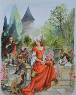 Charles, J.F. | Charles, J.F. - Acrylique sur papier toilé - Faune - Etheldrède | Catawiki