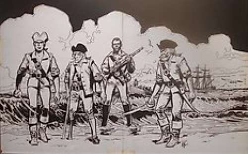 Jijé (Joseph Gillain) | Original art  - Roodbaard  - [1980] | Catawiki