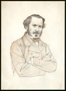 Laurent Paturaud - Illustration originale 36 - Persigny - Victor Hugo, aux Frontières de l‘Exil