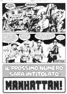 Maurizio Dotti | Tex n. 696 - Maurizio Dotti - Tavole Originali "L’ombra del maestro" Final Title Page - Page volante - Exemplaire unique - (2018) | Catawiki