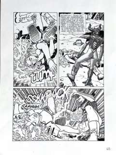 Roberto de Angelis | Nathan Never - Roberto De Angelis - tavola originale - Page volante | Catawiki