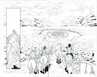 Cliff Rathburn Giuseppe Camuncoli | Green Valley Issue 02 Page 16 & 17 | Splash Page