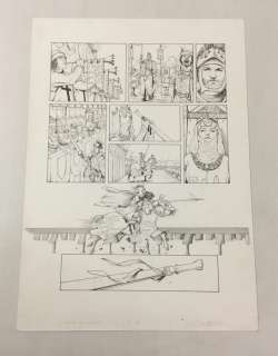 Jaime Calderã³N | CalderÃ³n - Planche originale (p.16) Les reines de sang T1 - Isabelle La Louve de France - (2012) | Catawiki