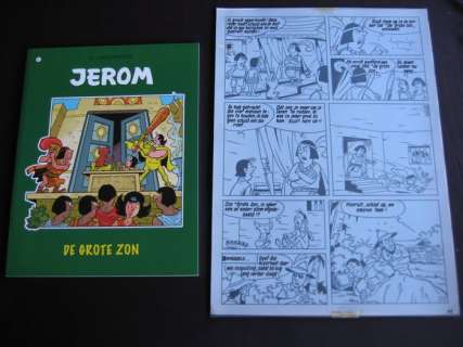 Studio Vandersteen | Jerom 37 - De grote zon - Met originele pagina ( pagina 11 ). - Broché - EO - (2014/2014) | Catawiki