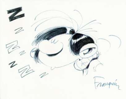 Gaston. Illustration originale | BDEnchères