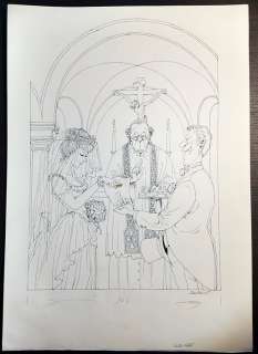 Serre, Claude | Serre - Dessin original - "Luxure" - édité dans album "Les 7 pêchés capitaux" - (1983) | Catawiki