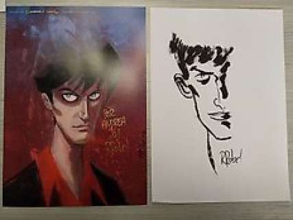 Roberto Recchioni - Dylan Dog - Roberto Recchioni Illustrazione originale Dylan Dog - Page volante - Exemplaire unique - (2016/2016)