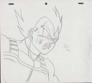 Akira Toriyama | Dragonball Z - Original sketch - Vegeta - Exemplaire unique - (1991) | Catawiki